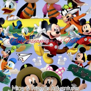 Mouse & Friends Adventures Cotton Lycra