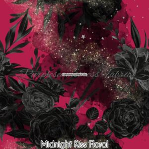 Midnight Kiss Floral Cotton Lycra