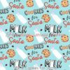 Milk & Cookies for Santa Cotton Lycra