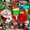 Minecraft Christmas Cotton Lycra