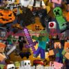 Minecraft Halloween Cotton Lycra