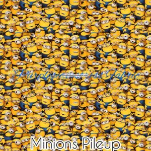 Crowd of Minions Cotton Lycra