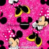 Minnie Mouse Splatter Cotton Lycra