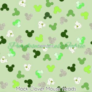 Mock Clover Mouse Heads Cotton Lycra