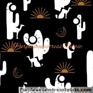 Monochrome Desert - Fabric