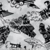 Monochrome Locomotives Cotton Lycra