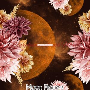 Moon Flowers Cotton Lycra