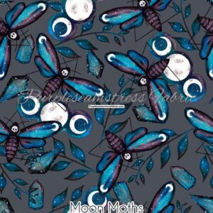 Moon Moths Cotton Lycra