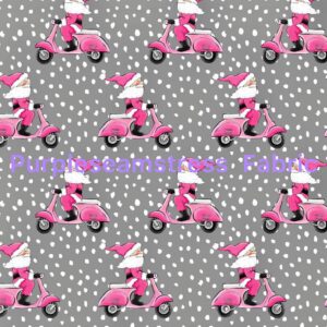 Moped Santa Cotton Lycra