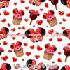 Mouse Cakes & Pops Valentines Cotton Lycra