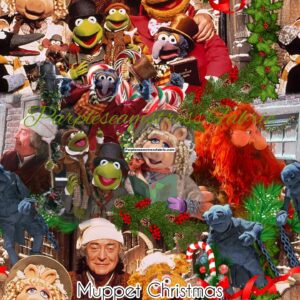 Muppet Christmas Cotton Lycra