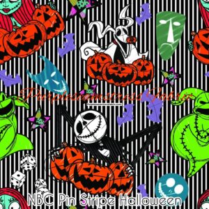 NBC Pin Stripe Halloween Cotton Lycra