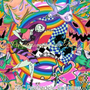 NBC Psychedelic Rainbows Cotton Lycra