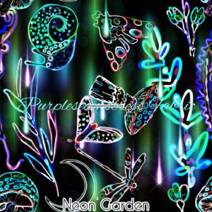 Neon Garden Cotton Lycra