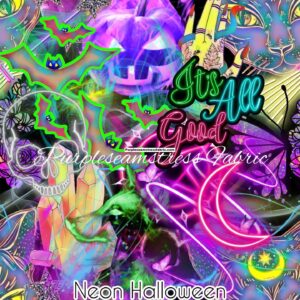 Neon Halloween Cotton Lycra