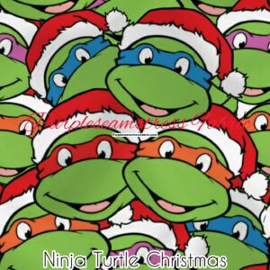 Ninja Turtle Christmas Cotton Lycra