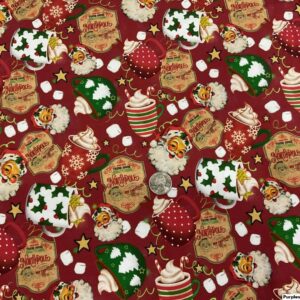 North Pole Cocoa Cotton Lycra