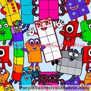 Number Blocks - Fabric