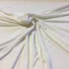 Off White Double Brushed Poly Spandex