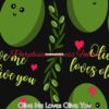 Olive me loves Olive you Cotton Lycra