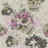Orchid & Blooms Skulls Cotton Lycra