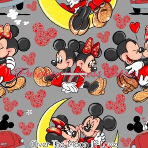 Over The Moon In Love Cotton Lycra