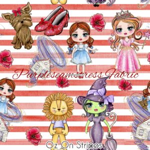 Oz on Stripes Cotton Lycra