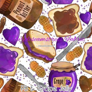 PB & Grape Jelly Cotton Lycra
