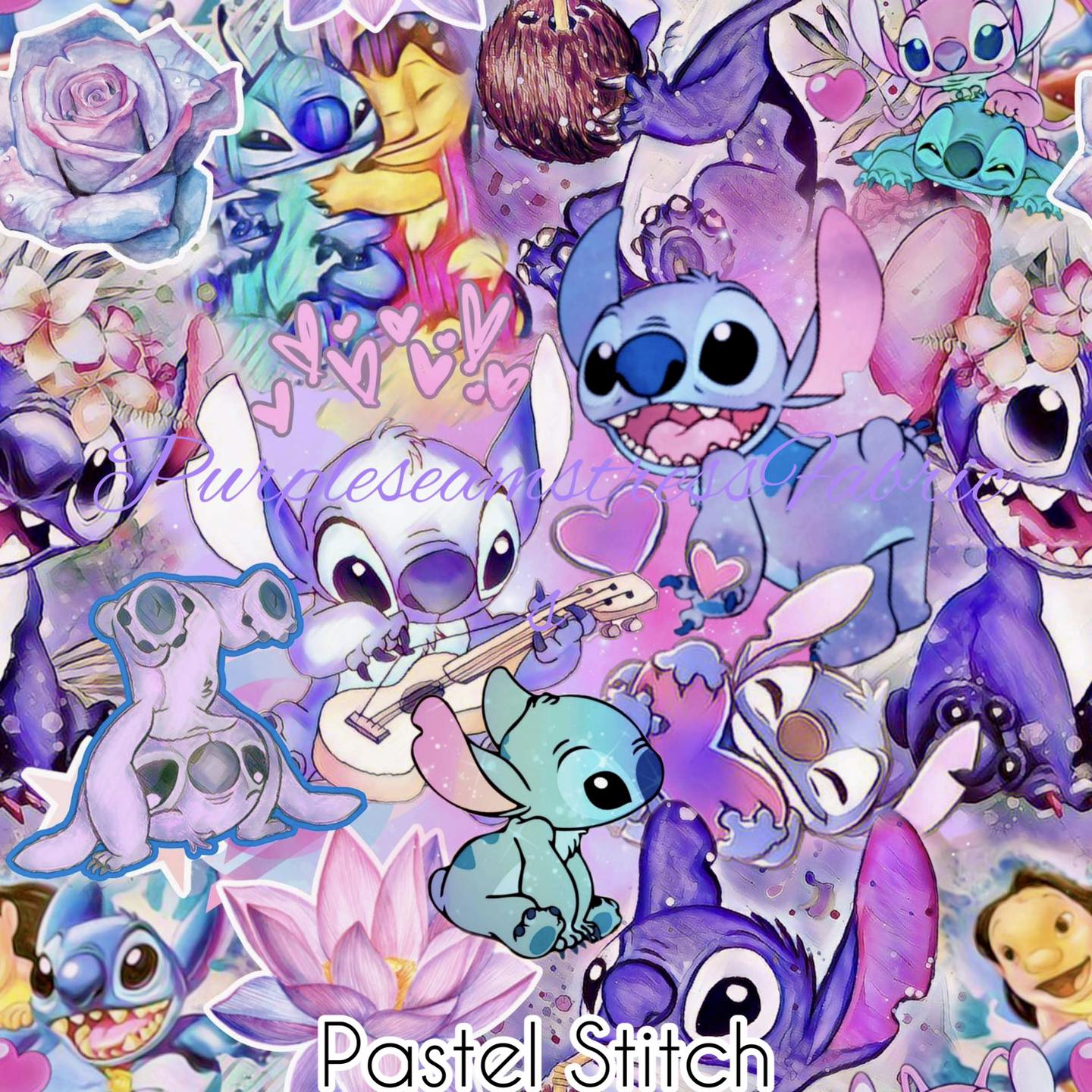 Pastel Stitch – Purpleseamstress Fabric