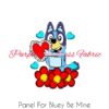 Bluey Be Mine Panel Cotton Lycra
