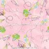 Paper Planes In Flight On Pink Cotton Lycra