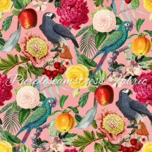 Paradise Parrots Cotton Lycra