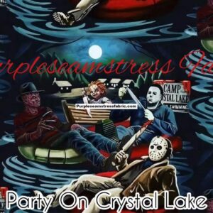 Party At Crystal Lake Cotton Lycra