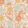Pastel Boho Citrus Slices Cotton Lycra