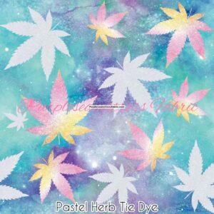 Pastel Herb Tie Dye Cotton Lycra