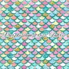 Pastel Mermaid Scales Cotton Lycra