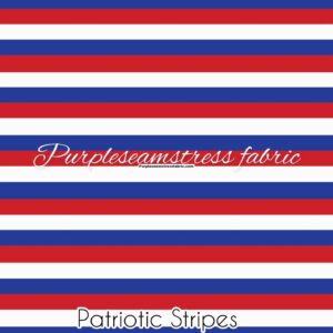 Patriotic Stripes Cotton Lycra