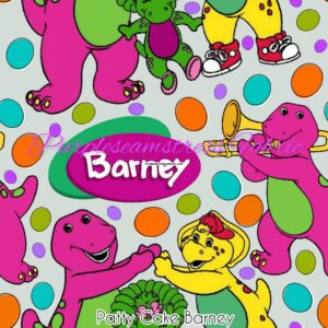 Patty Cake Barney Cotton Lycra