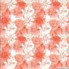 Peaches and Cream Floral Cotton Lycra