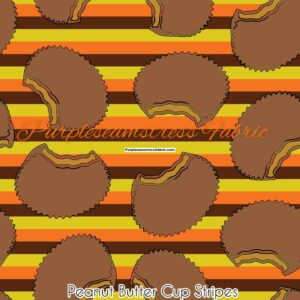 Peanut Buttercup Stripes Cotton Lycra