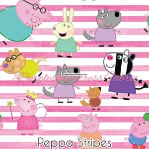 Peppa Stripes Cotton Lycra