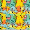 Pikachu & Bulbasaur in the Lead Cotton Lycra