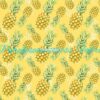 Pineapples On Yellow Cotton Lycra