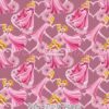 Pink Aurora Hearts Cotton Lycra