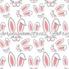 Pink Bunny Whiskers Easter Cotton Lycra