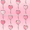Valentines Pink Doodle Heart Balloons Cotton Lycra