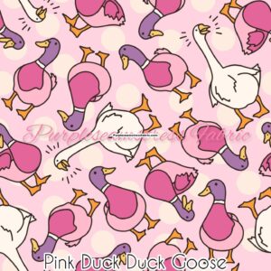 Pink Duck Duck Goose Cotton Lycra