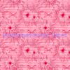 Pink Sketched Flowers on Stripes Cotton Lycra