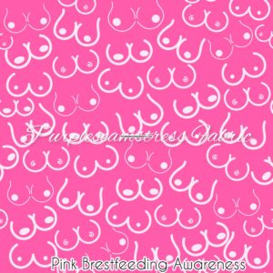Pink Breastfeeding Awareness Cotton Lycra
