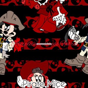 Pirate Mice Cotton Lycra